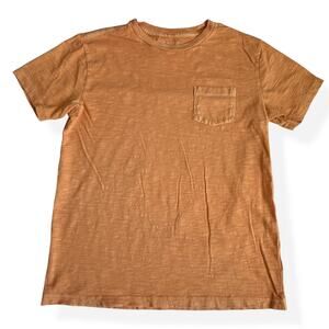 Crewcuts J.Crew Kids Orange Pocket Tee Youth Boys 12